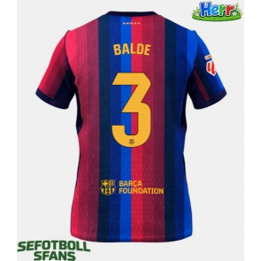 Barcelona Alejandro Balde #3 Hemmatröja 2026-27 Kortärmad